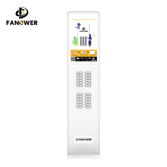 24-port vertical electronic screen charging station