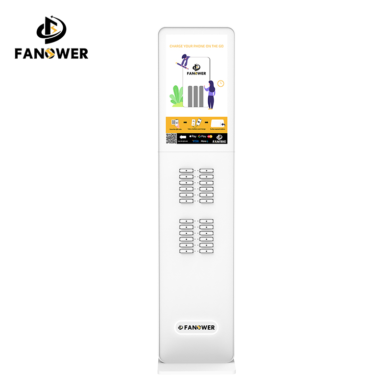 24-port vertical electronic screen charging station